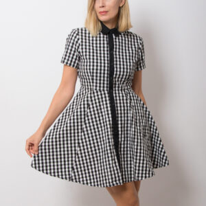 Vintage Mini Plaid Dress