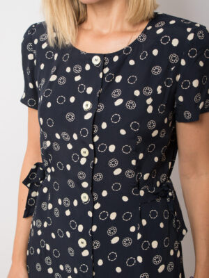 Vintage Button Front Tea Dress