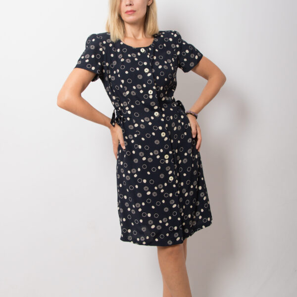 Vintage Button Front Tea Dress - Image 2