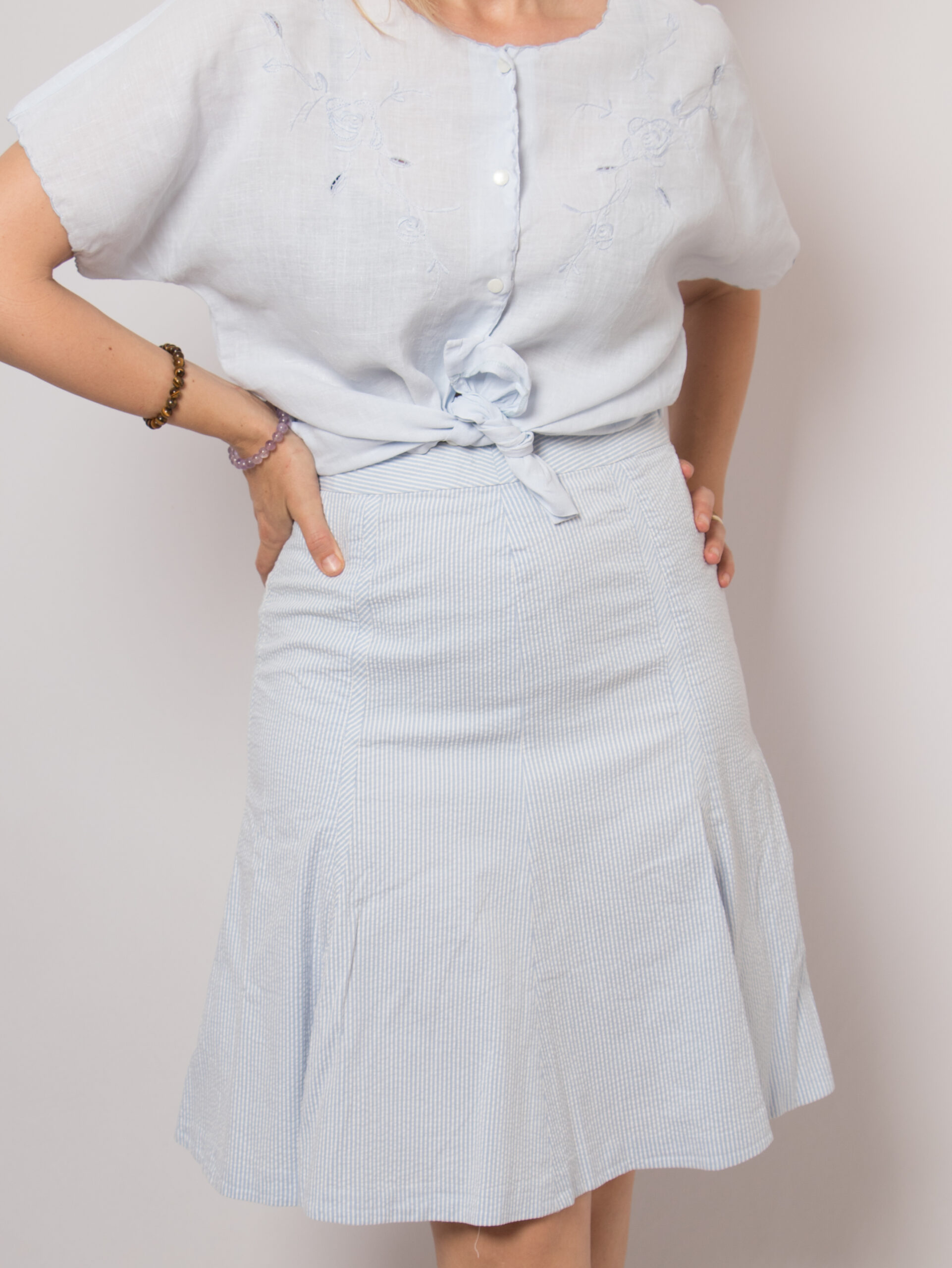 90s Brooks Brothers Seersucker Skirt 90s Brooks Brothers Seersucker Skirt