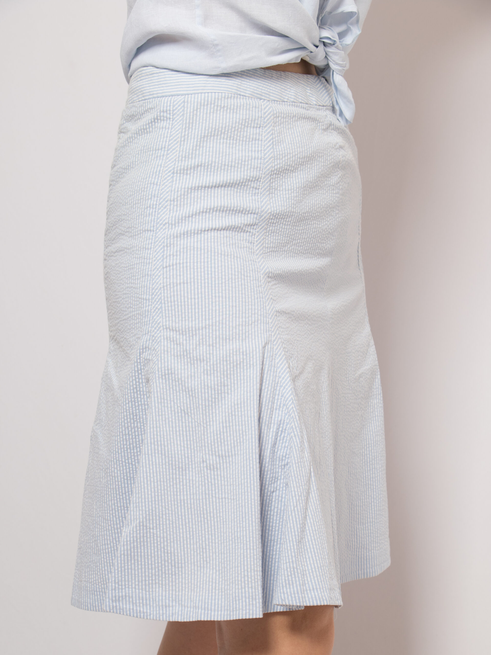 90s Brooks Brothers Seersucker Skirt 90s Brooks Brothers Seersucker Skirt - Image 5