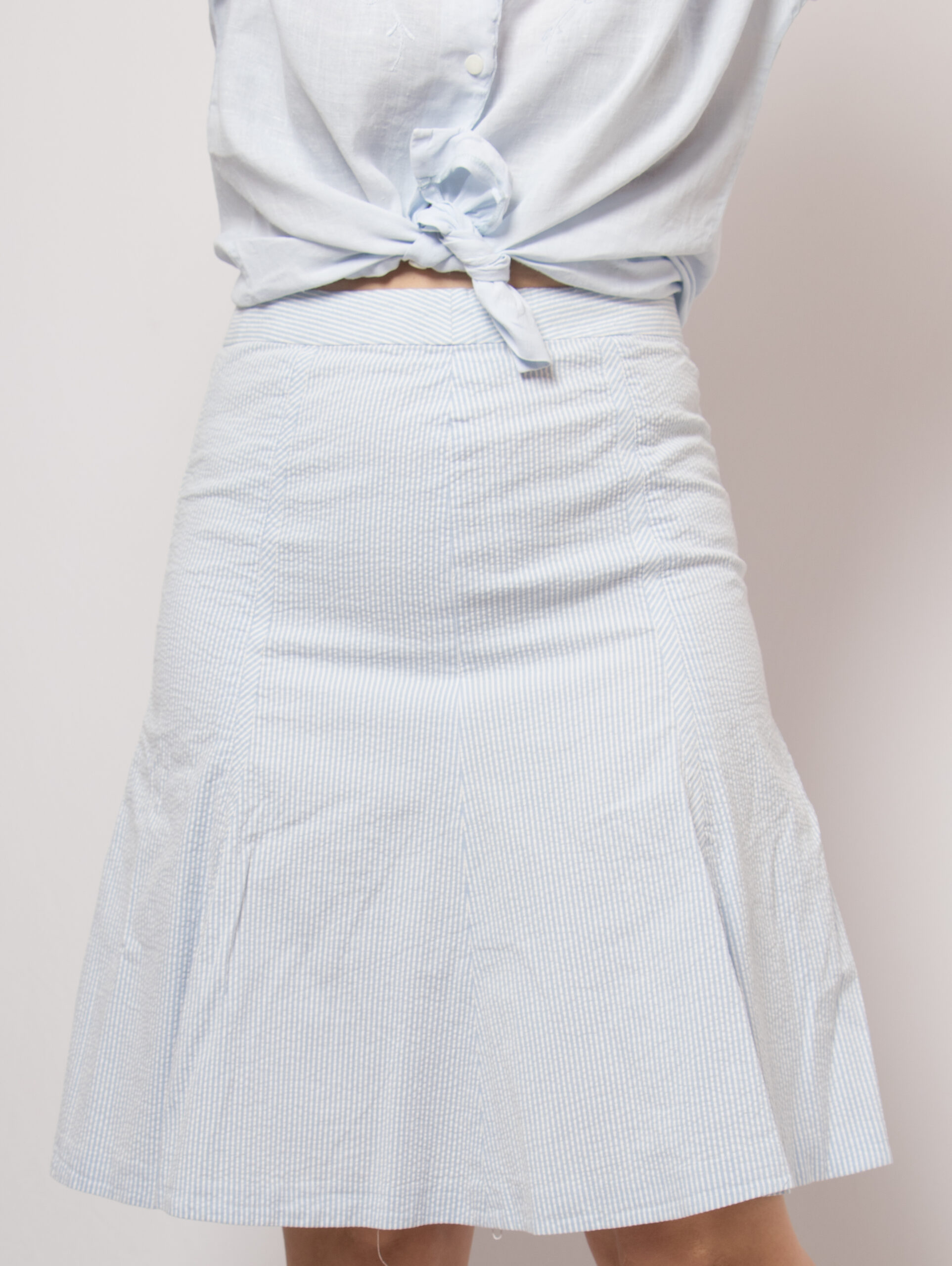 90s Brooks Brothers Seersucker Skirt 90s Brooks Brothers Seersucker Skirt - Image 6