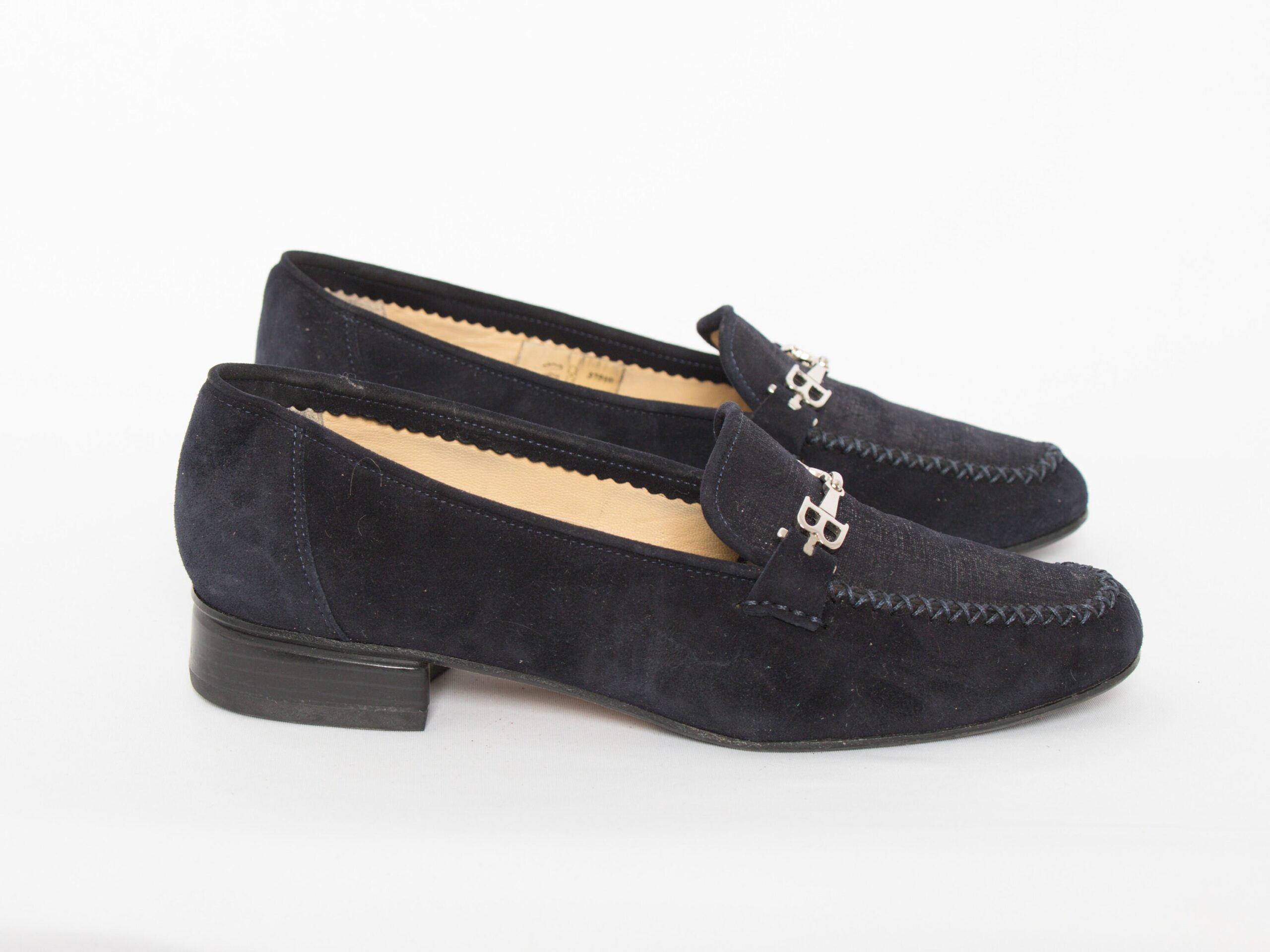 BRUNATE Blue Suede Italian Loafers BRUNATE Blue Suede Italian Loafers - Image 4