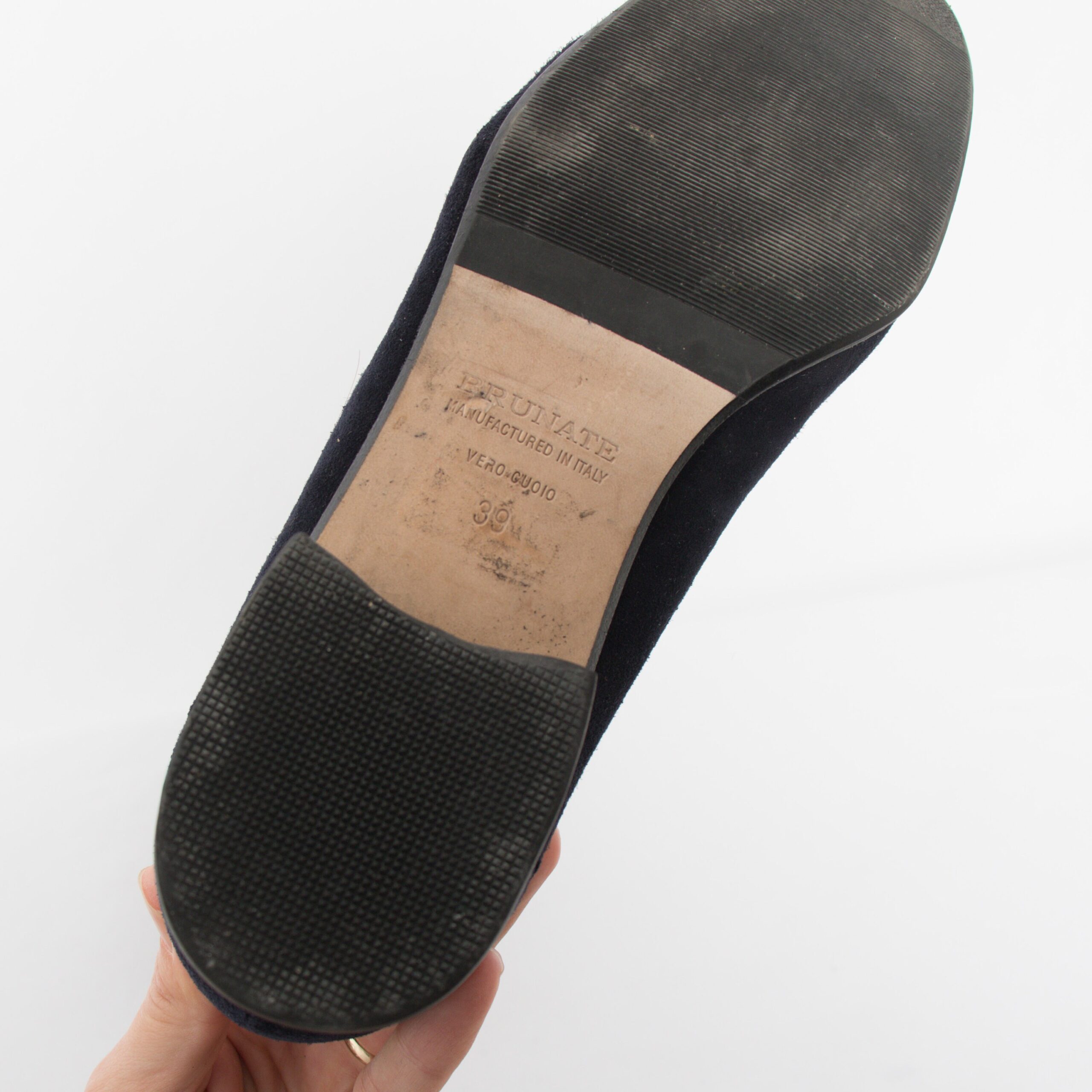 BRUNATE Blue Suede Italian Loafers BRUNATE Blue Suede Italian Loafers - Image 9