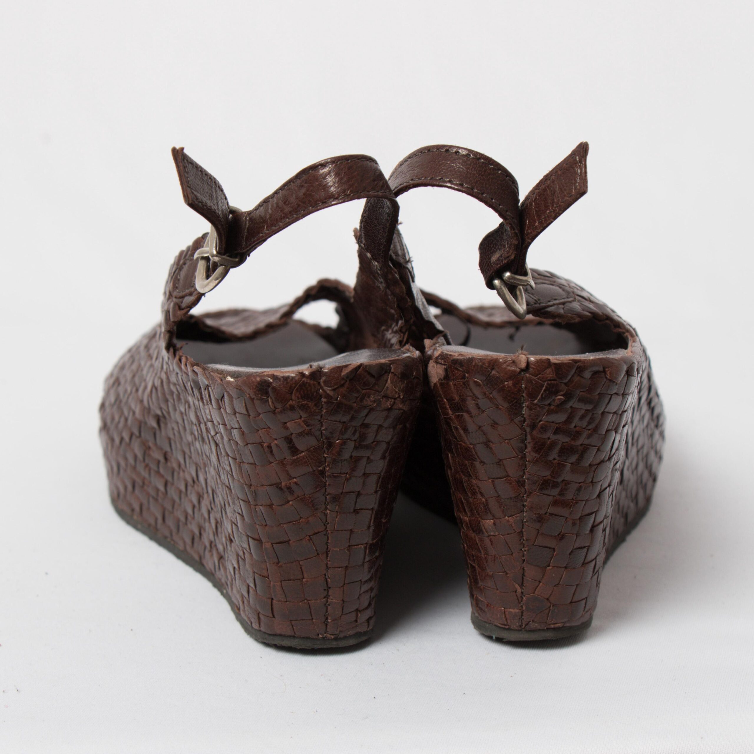 Vintage Melvin Hamilton Woven Leather Wedge Vintage Melvin Hamilton Woven Leather Wedge - Image 4