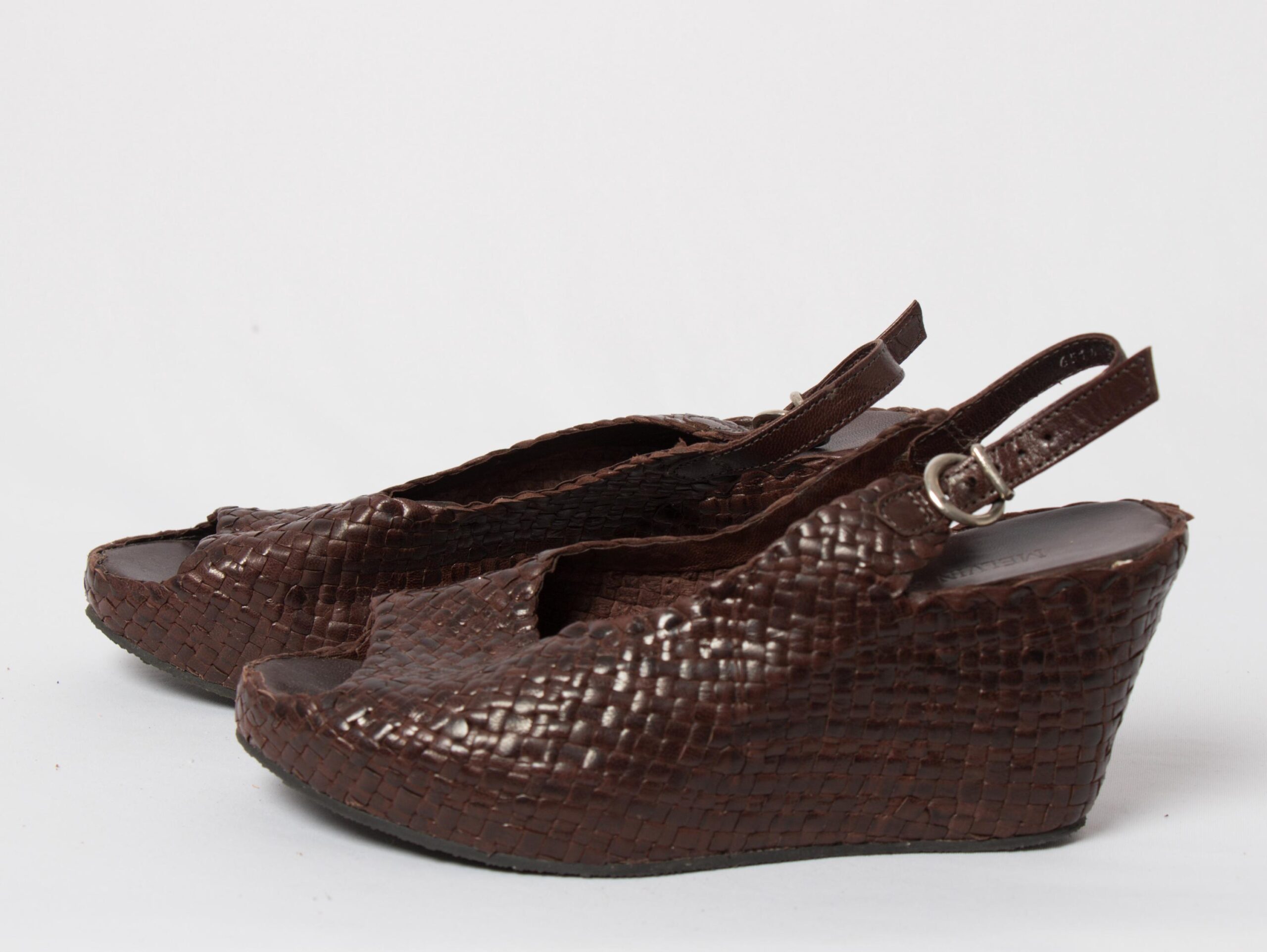 Vintage Melvin Hamilton Woven Leather Wedge Vintage Melvin Hamilton Woven Leather Wedge - Image 5
