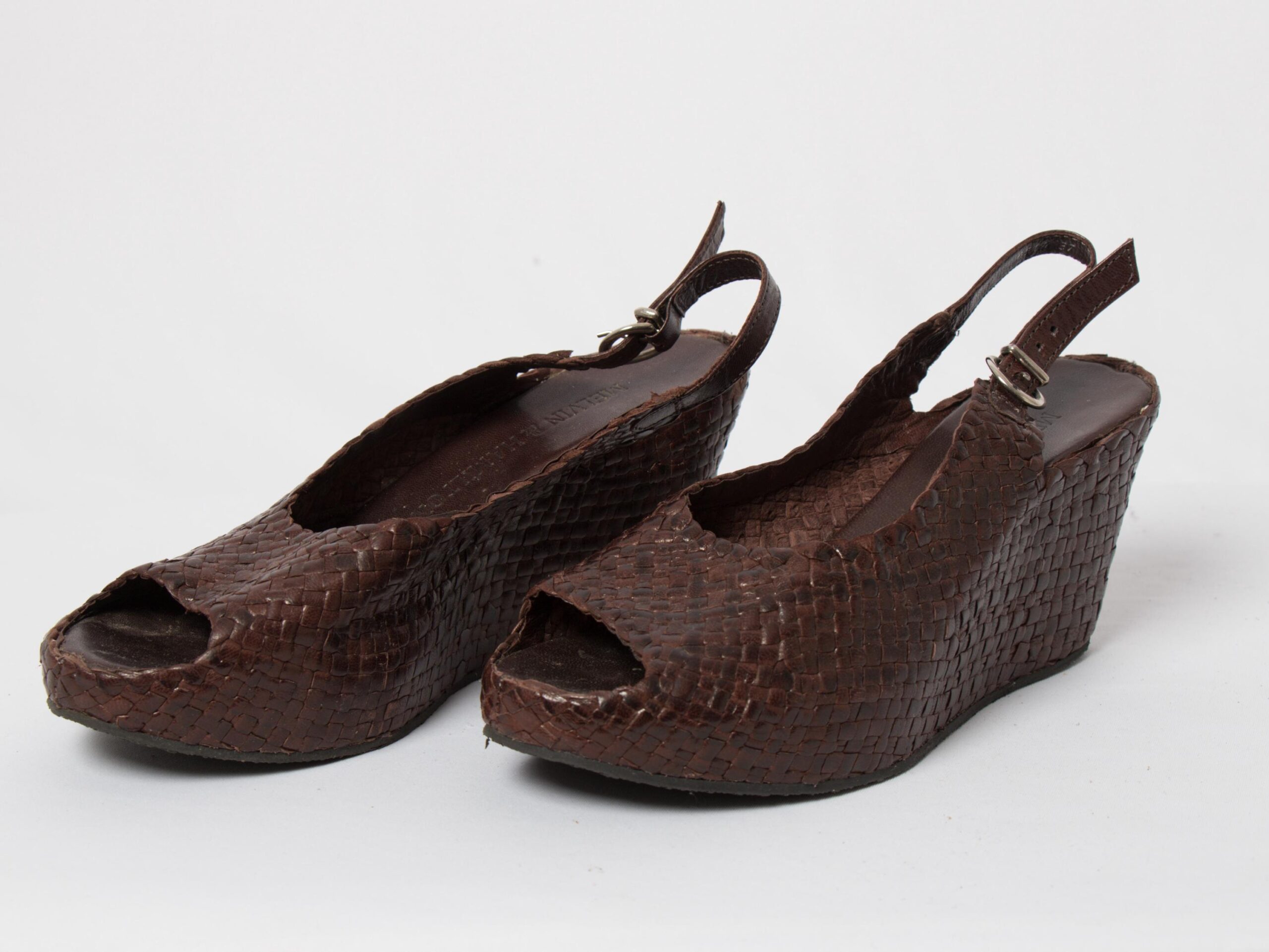 Vintage Melvin Hamilton Woven Leather Wedge Vintage Melvin Hamilton Woven Leather Wedge - Image 7