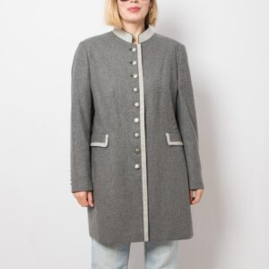 Vintage Austrian Loden Folk Jacket