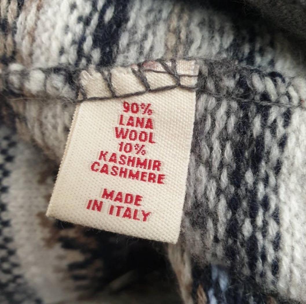 Vintage Folk Wool Cashmere Vest Vintage Folk Wool Cashmere Vest - Image 8