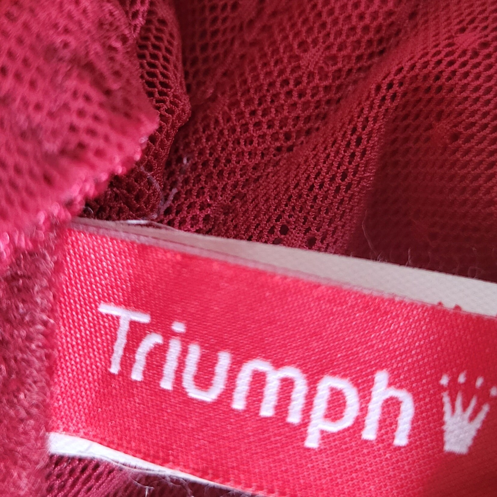 Vintage Triumph Red Sheer Corset Vintage Triumph Red Sheer Corset - Image 6