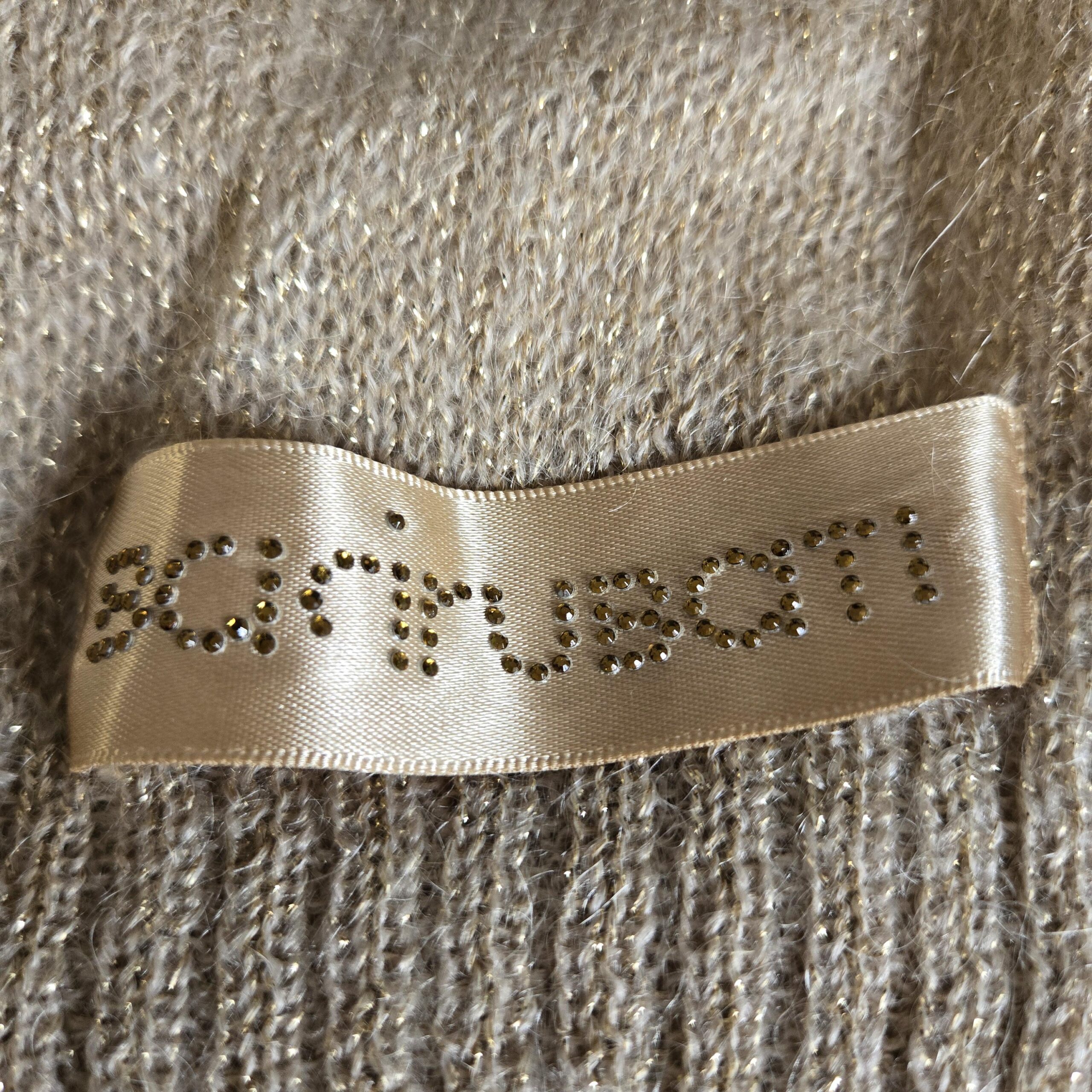 Bacirubati Sheer Gold Mohair Sweater Bacirubati Sheer Gold Mohair Sweater - Image 5
