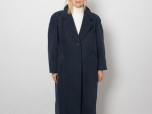 Vintage PERSONA Teal Cashmere Coat