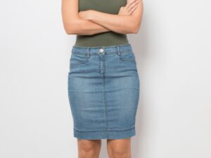 Vintage Marella Denim Pencil Skirt