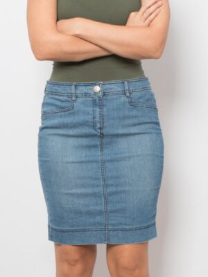 Vintage Marella Denim Pencil Skirt