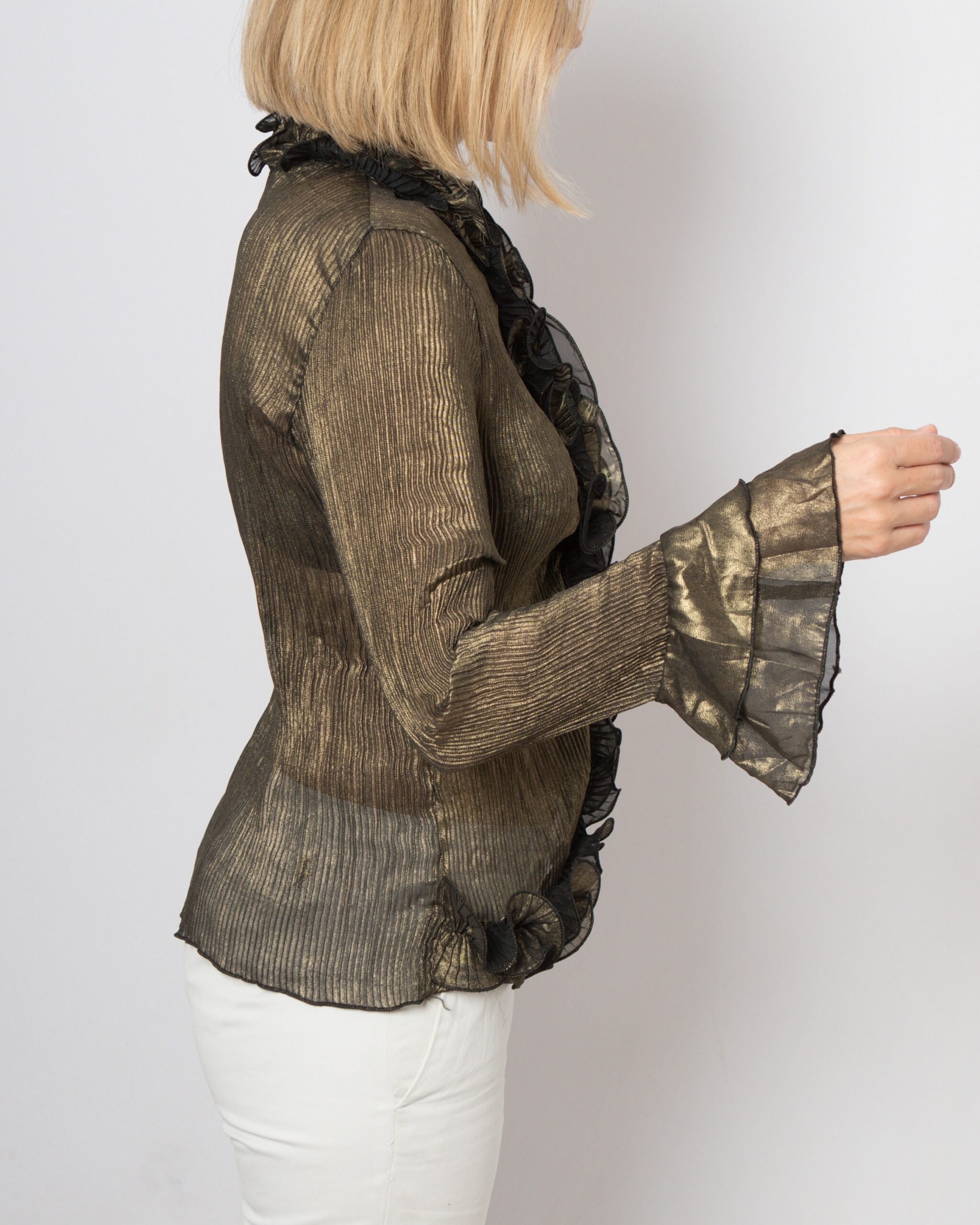 Vintage Ruffled Blouse by NUOPAI Vintage Ruffled Blouse by NUOPAI - Image 5