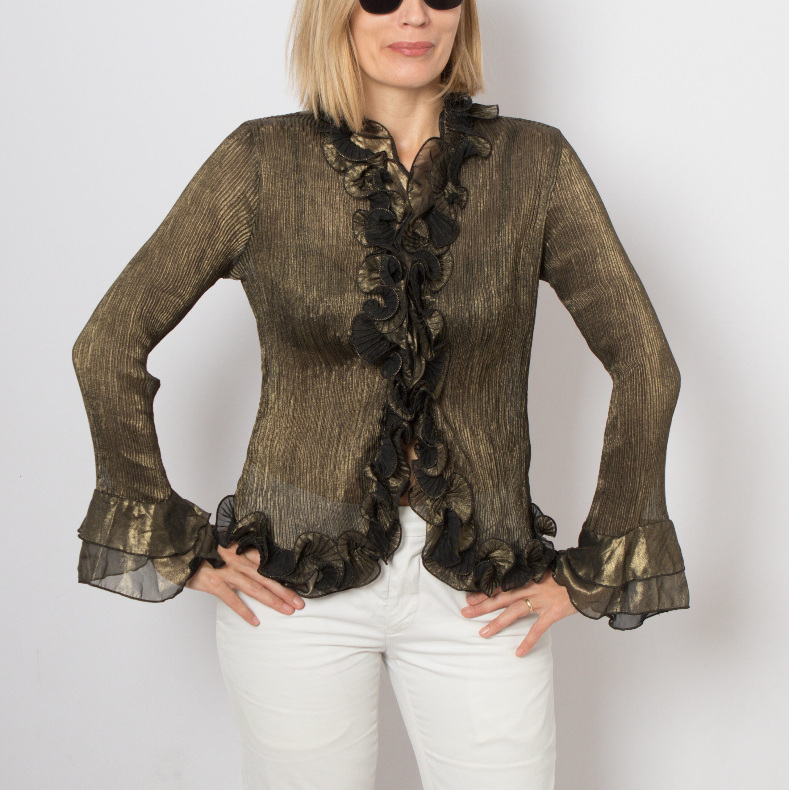 Vintage Ruffled Blouse by NUOPAI Vintage Ruffled Blouse by NUOPAI - Image 6