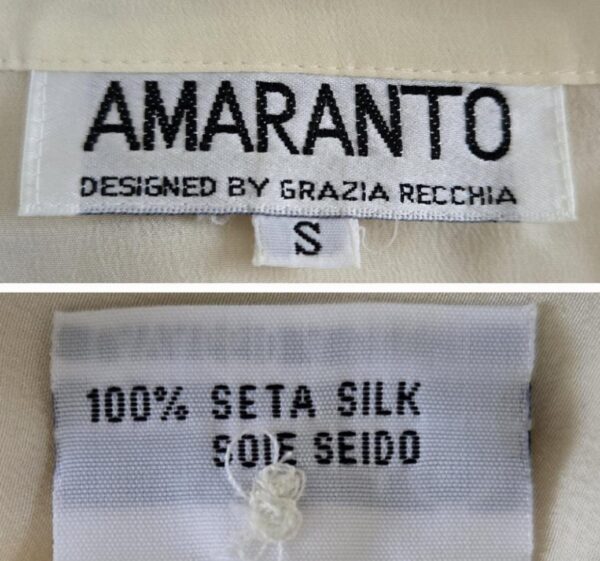 80s Silk Blouse Amaranto by Grazia Rrecchia - Image 7