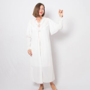Vintage Nylon Dressing Gown