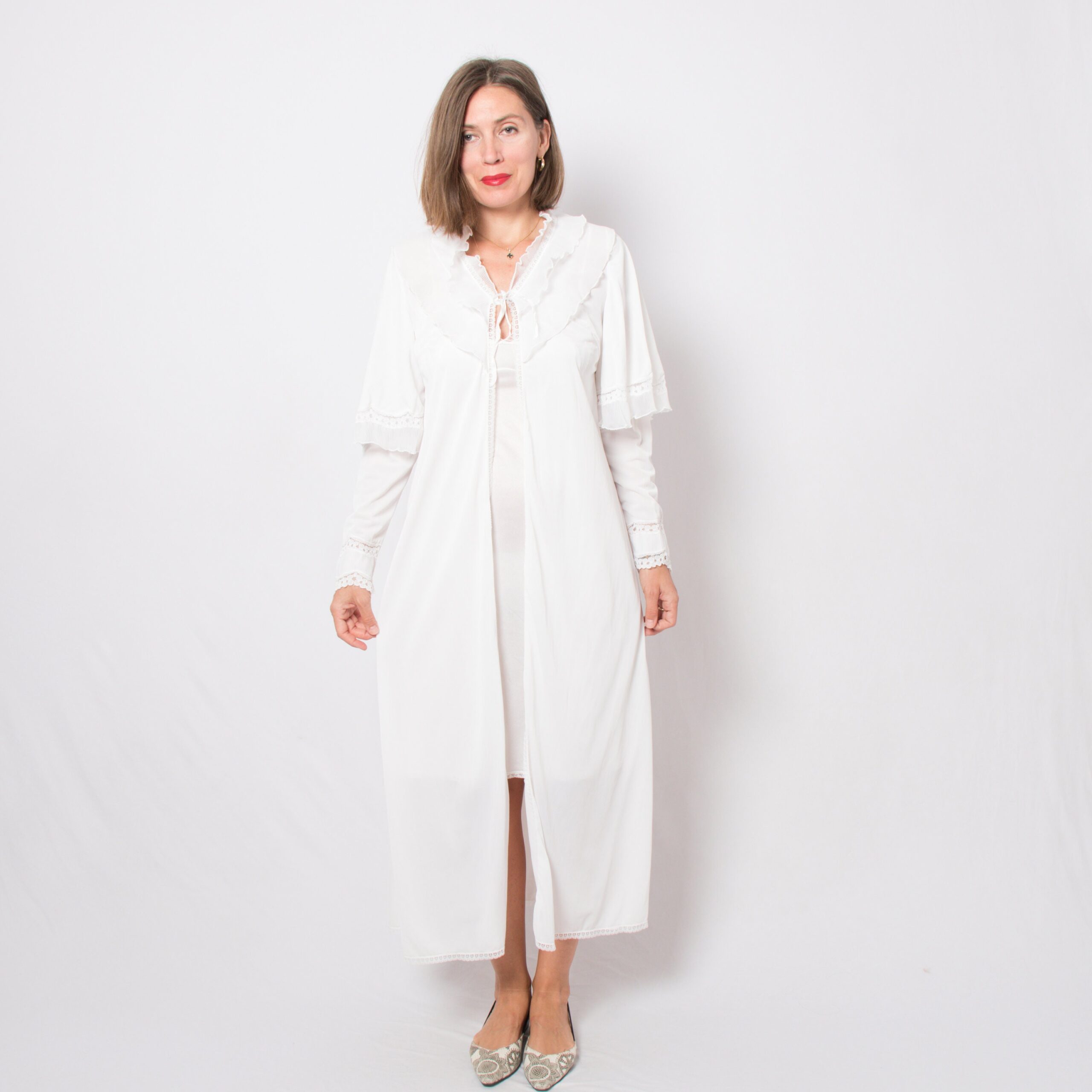 Vintage Nylon Dressing Gown Vintage Nylon Dressing Gown - Image 2