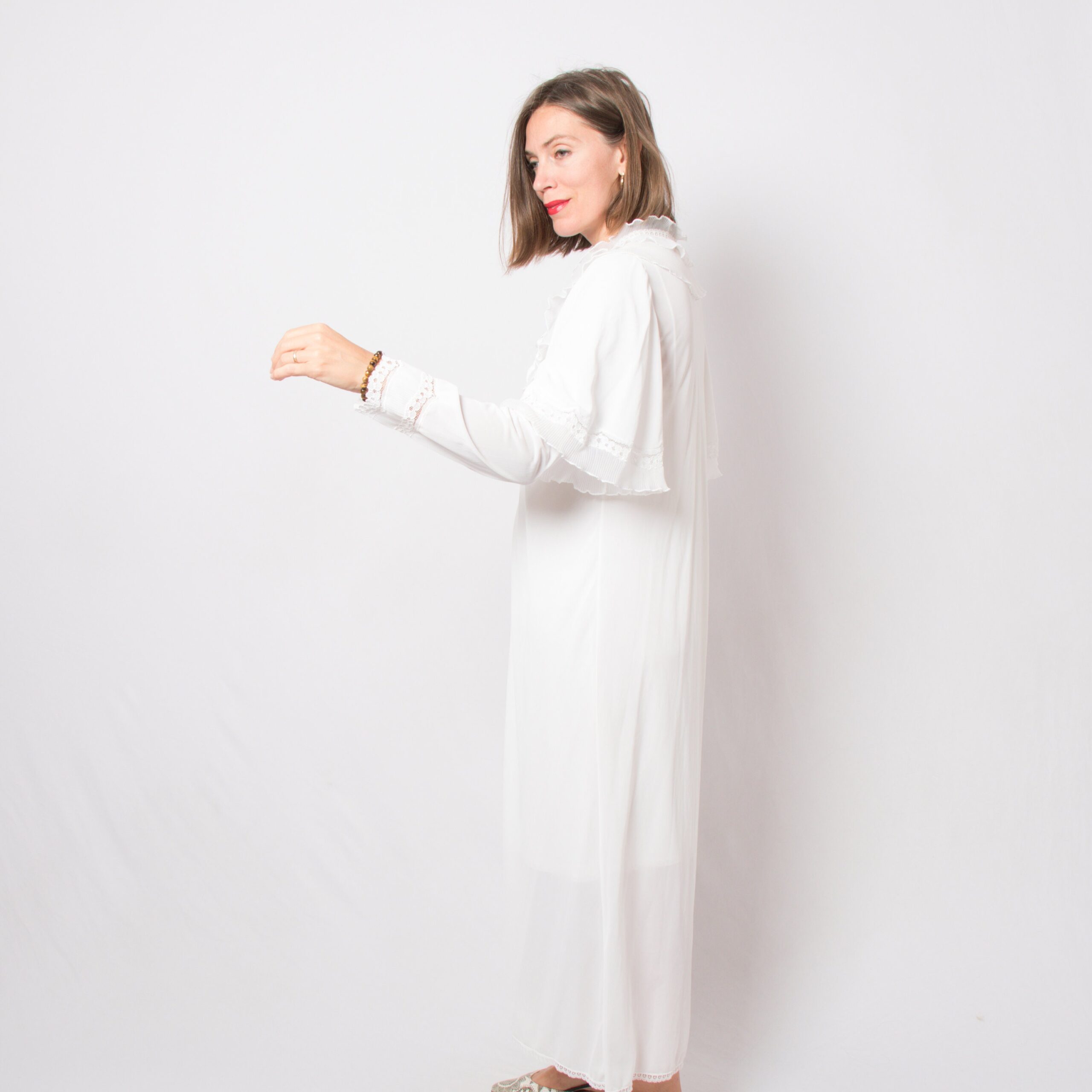 Vintage Nylon Dressing Gown Vintage Nylon Dressing Gown - Image 3
