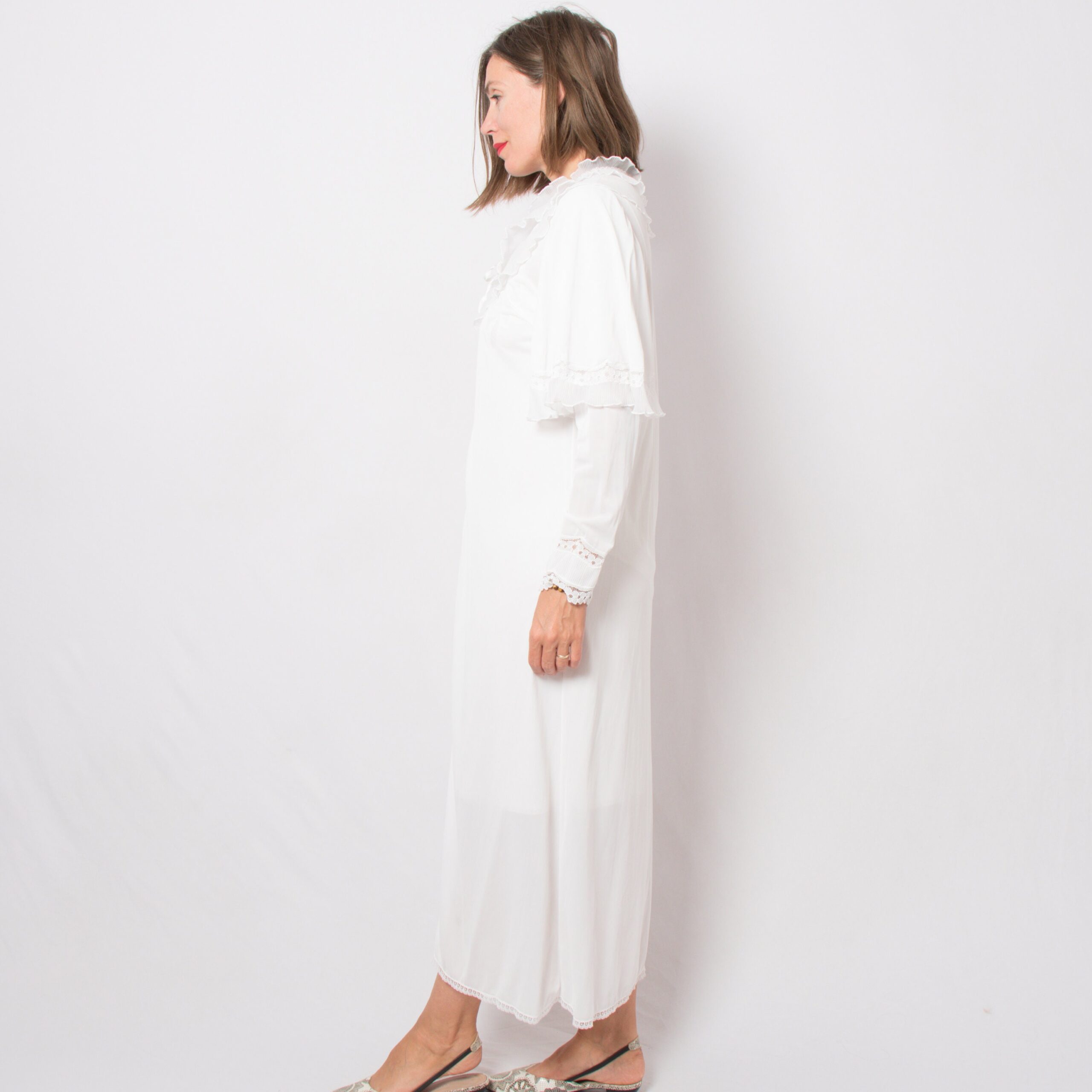 Vintage Nylon Dressing Gown Vintage Nylon Dressing Gown - Image 4