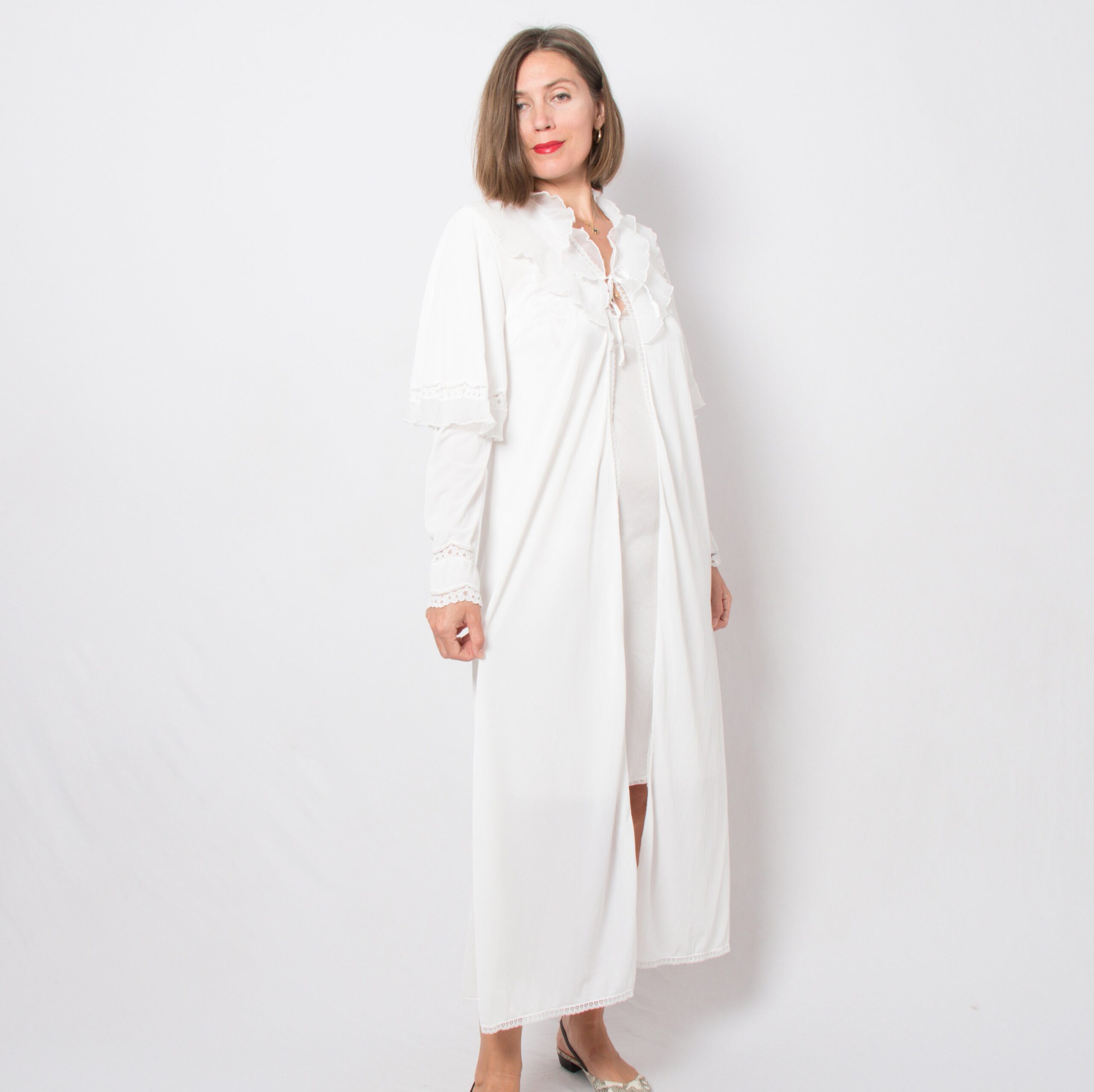 Vintage Nylon Dressing Gown Vintage Nylon Dressing Gown - Image 6
