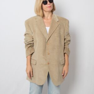 Vintage Oversized Corduroy Blazer