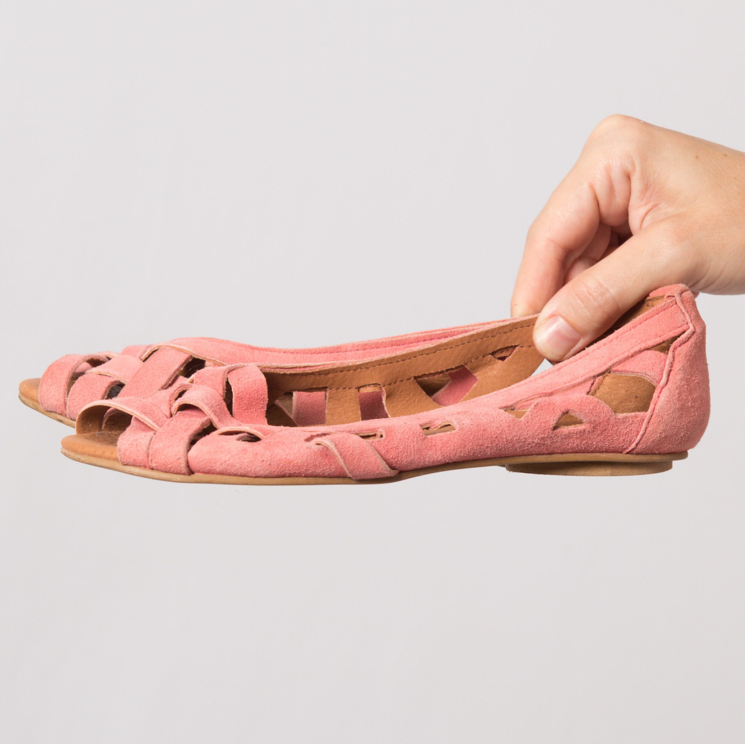 LA GARCONNE Suede Braided Sandals LA GARCONNE Suede Braided Sandals - Image 2