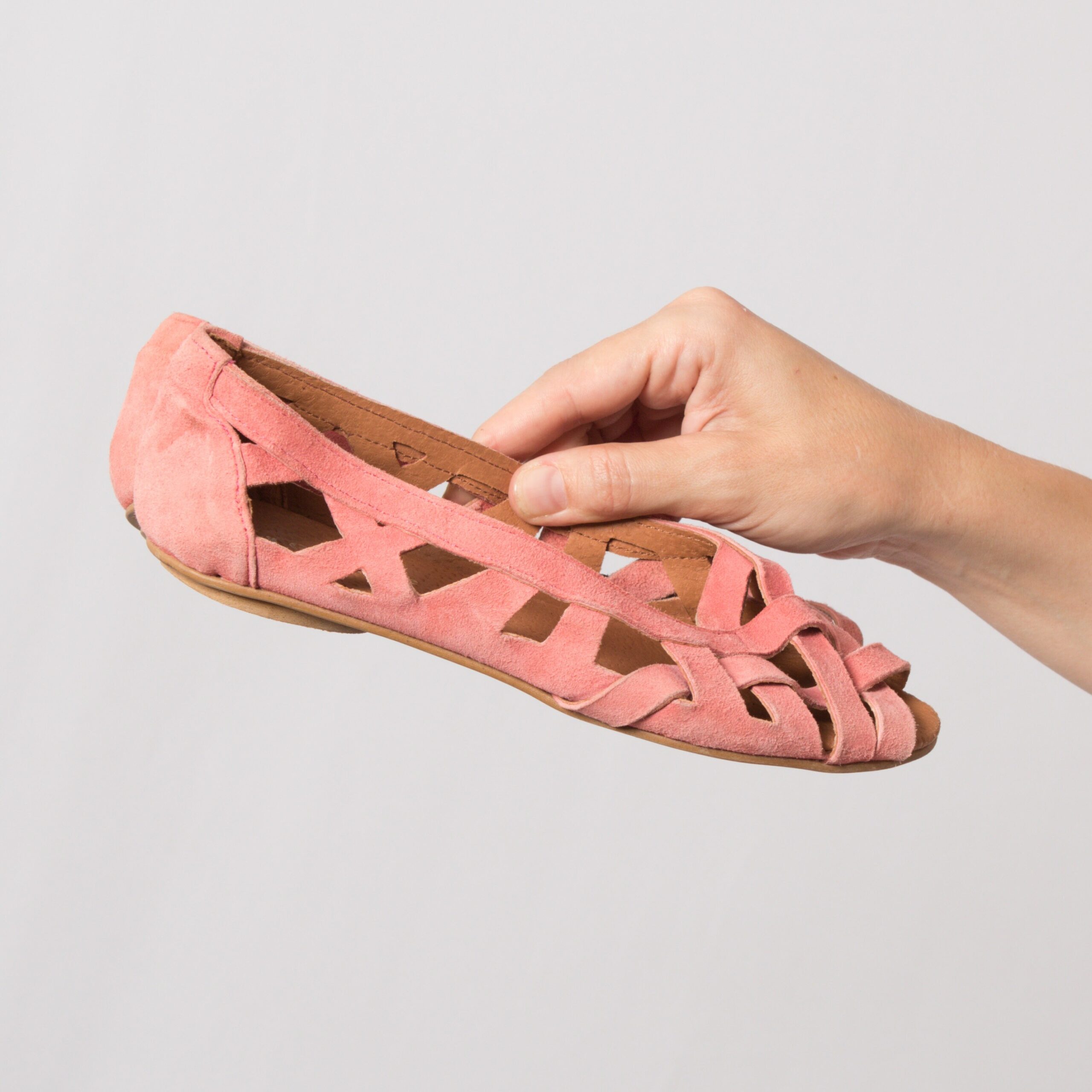 LA GARCONNE Suede Braided Sandals LA GARCONNE Suede Braided Sandals - Image 4