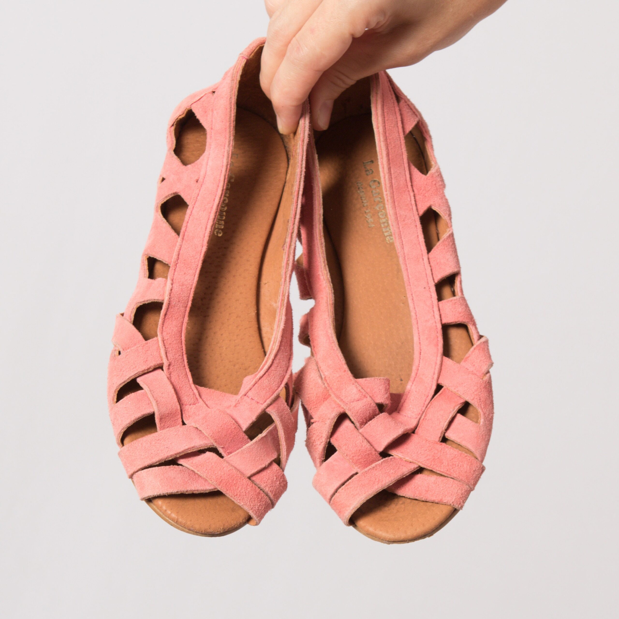 LA GARCONNE Suede Braided Sandals LA GARCONNE Suede Braided Sandals - Image 7
