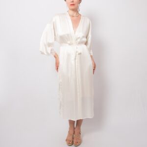 Vintage Satin Peignoir