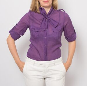 Vintage Bow Tie Blouse