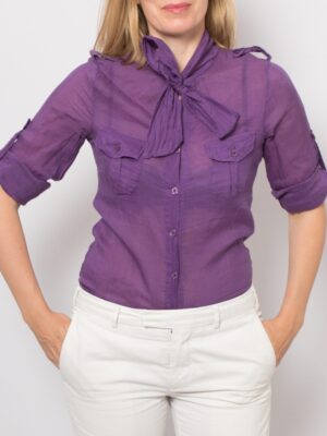 Vintage Bow Tie Blouse