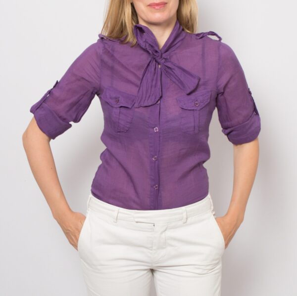Vintage Bow Tie Blouse