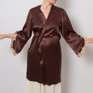 Vintage Satin Robe