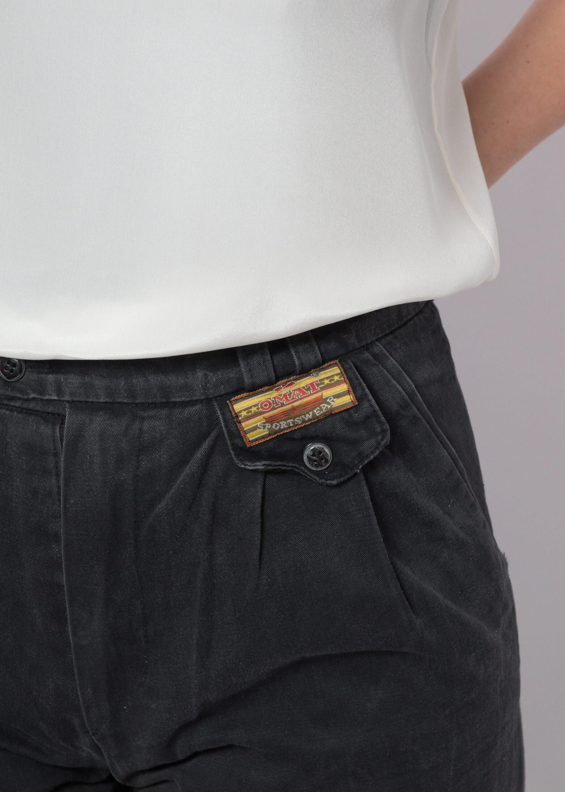 90s Black Baggy Denim Jeans 90s Black Baggy Denim Jeans - Image 3