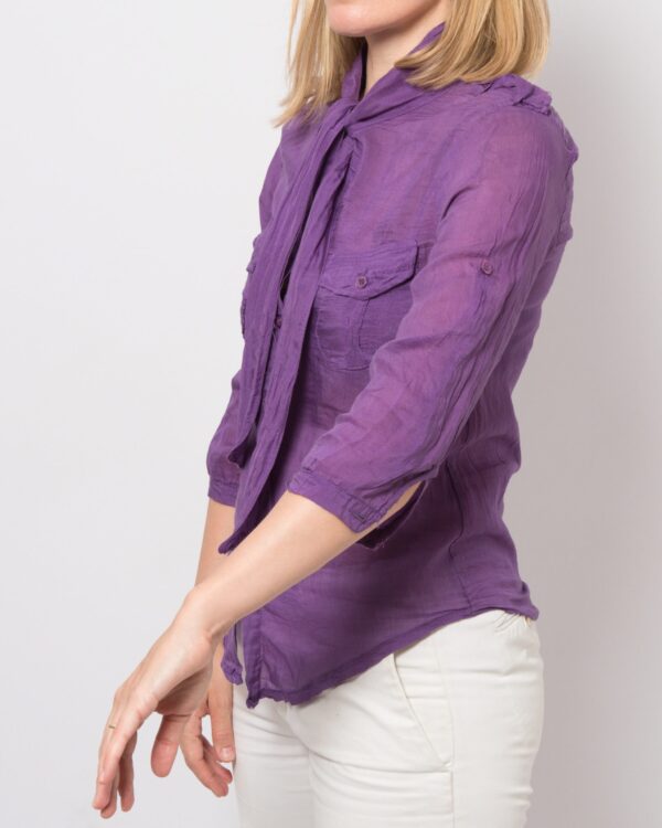 Vintage Bow Tie Blouse - Image 7