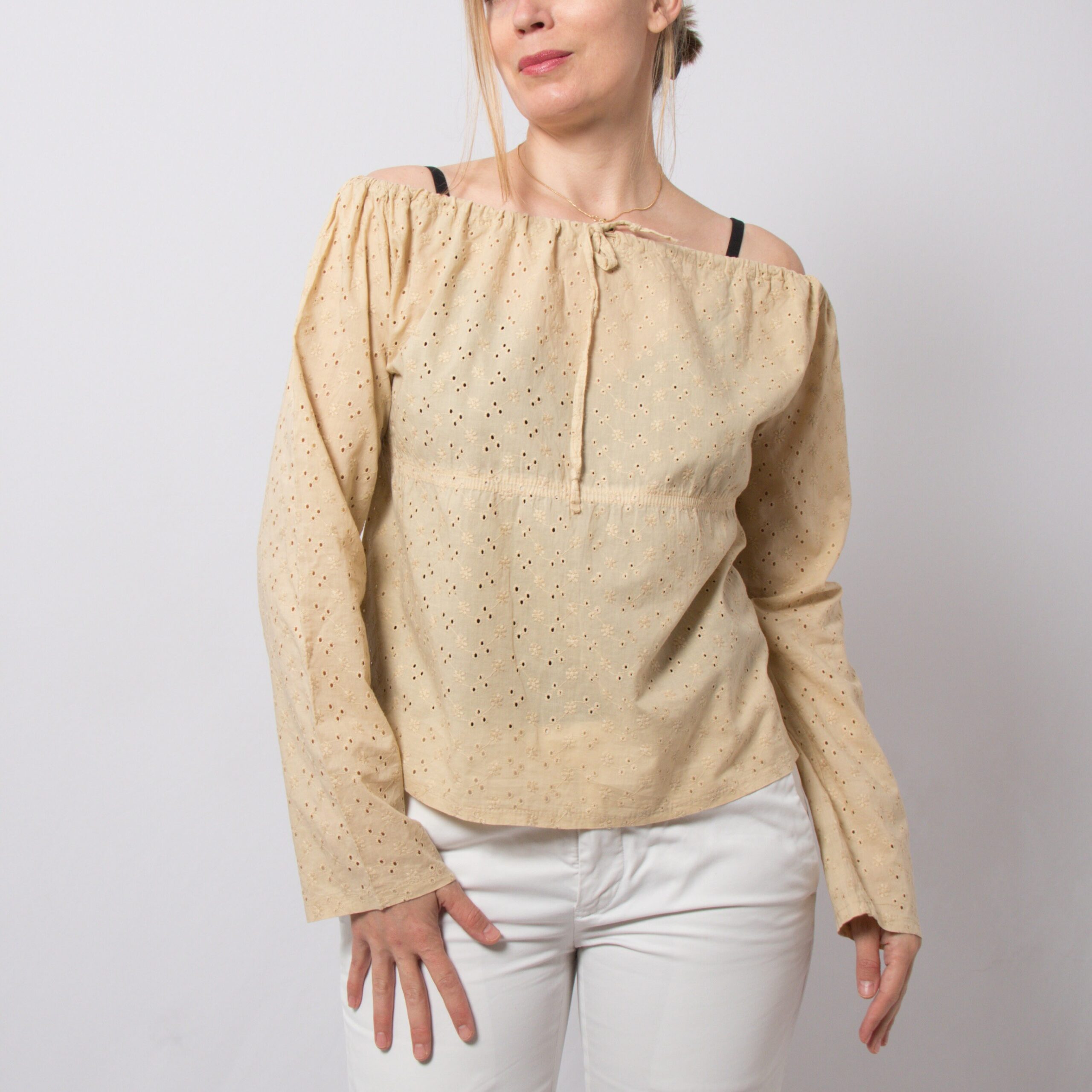 Vintage Broderie Anglaise Blouse Vintage Broderie Anglaise Blouse - Image 4