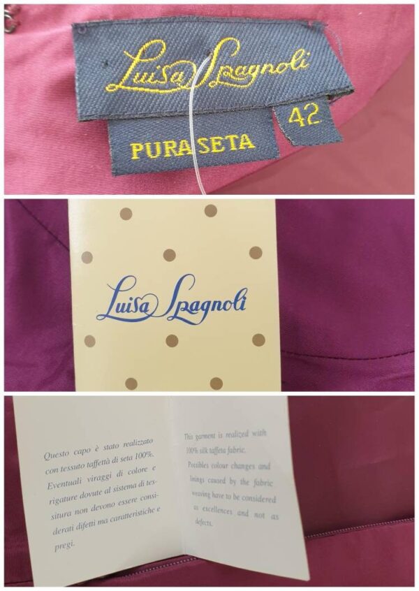 Vintage LUISA SPAGNOLI Silk Skirt - Image 6