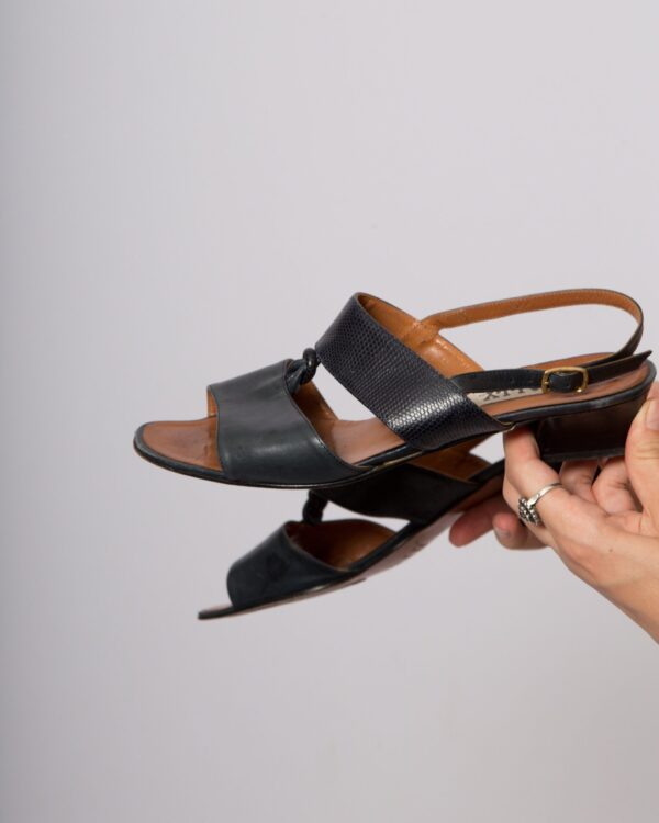 BALLY Leather Flat Sandals - Image 3