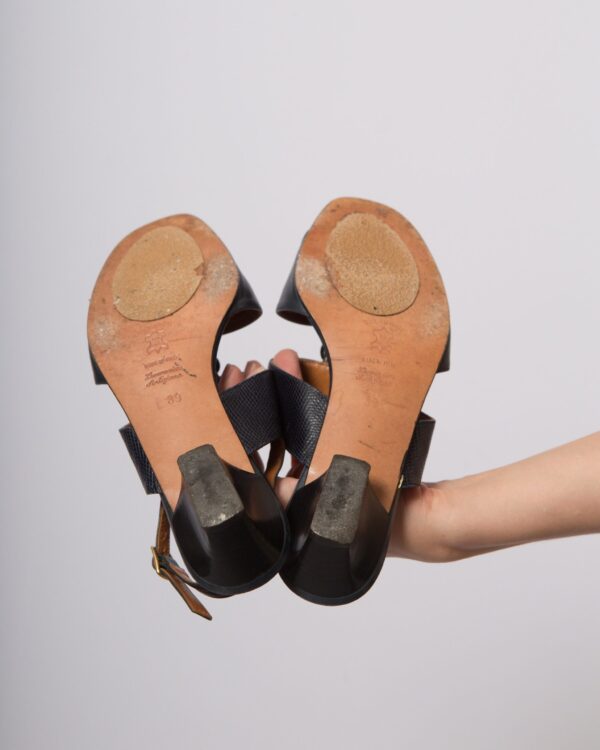 BALLY Leather Flat Sandals - Image 7