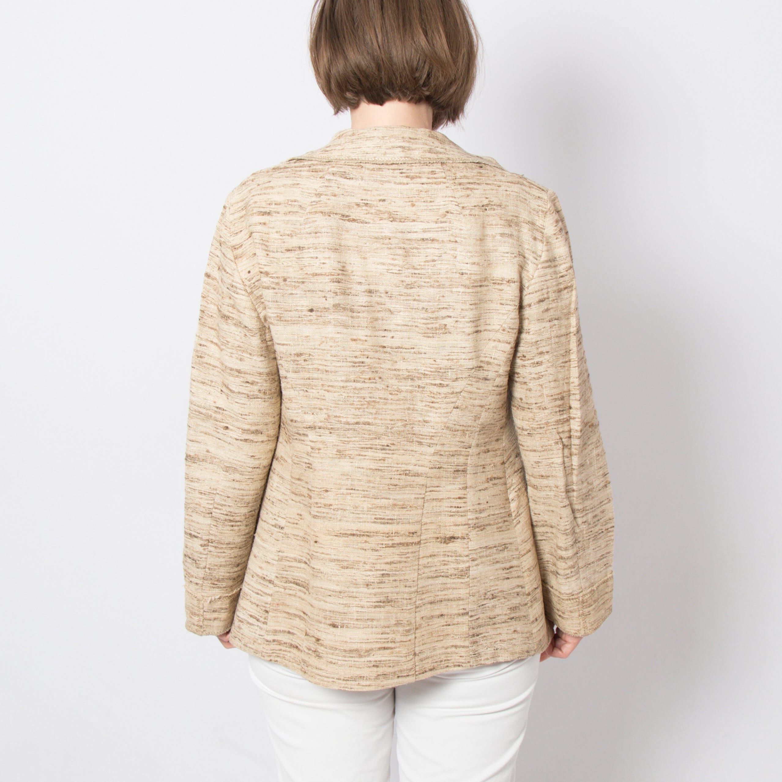 RARE Alberta Ferretti Textured Silk Blazer RARE Alberta Ferretti Textured Silk Blazer - Image 4