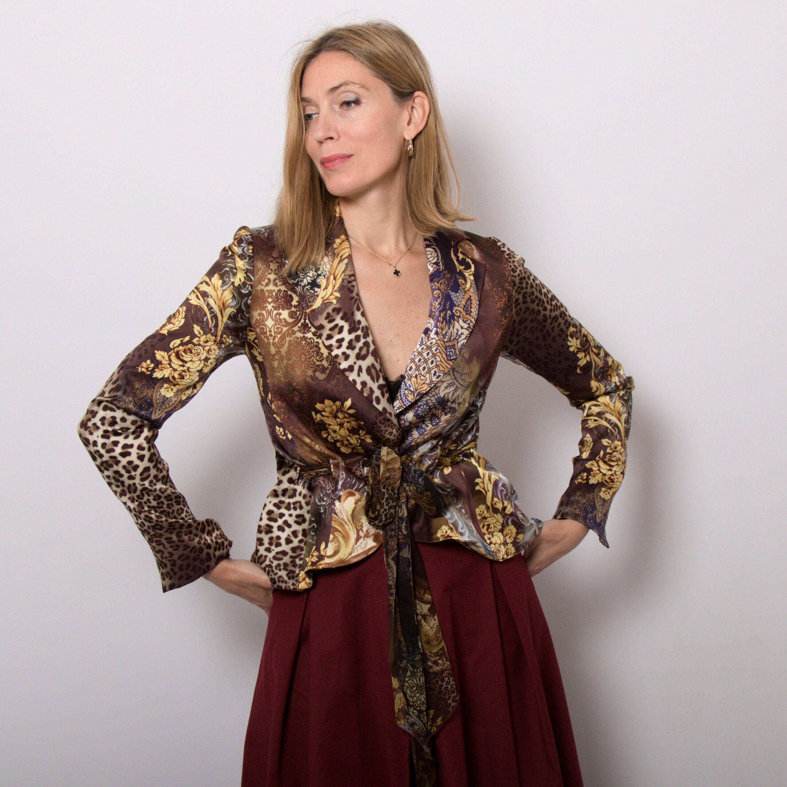 RARE Alberto Makali Silk Blazer RARE Alberto Makali Silk Blazer