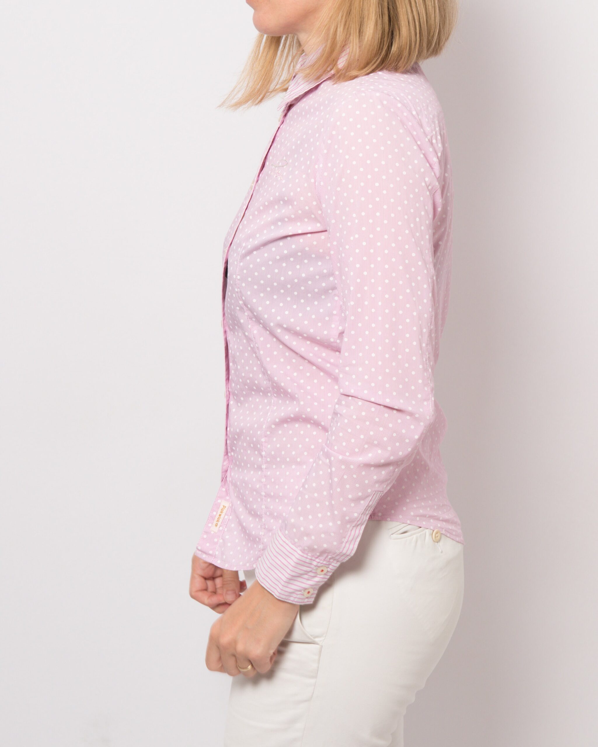 PICK WICK Polka Shirt Striped Collar PICK WICK Polka Shirt Striped Collar - Image 2