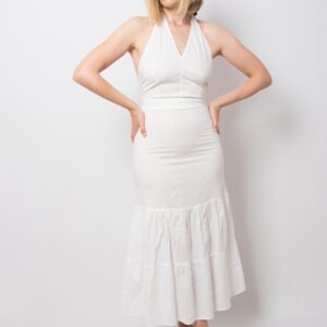 Vintage Halter Sheer Dress