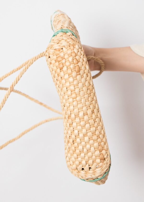 Vintage Straw Market Tote - Image 3