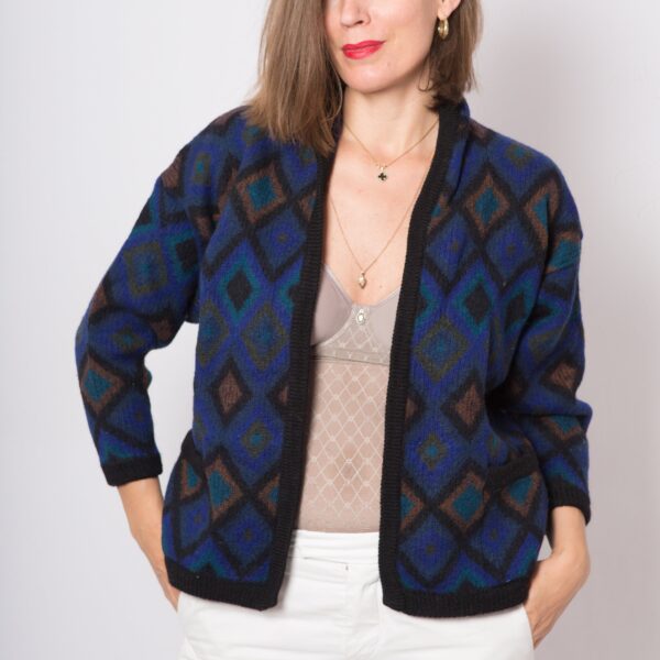 Vintage KENZO Paris Wool Cardigan - Image 3