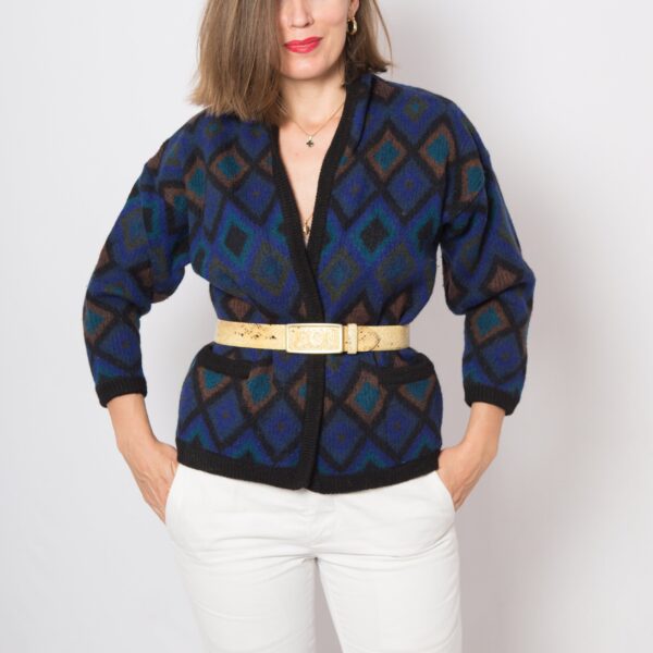 Vintage KENZO Paris Wool Cardigan - Image 4