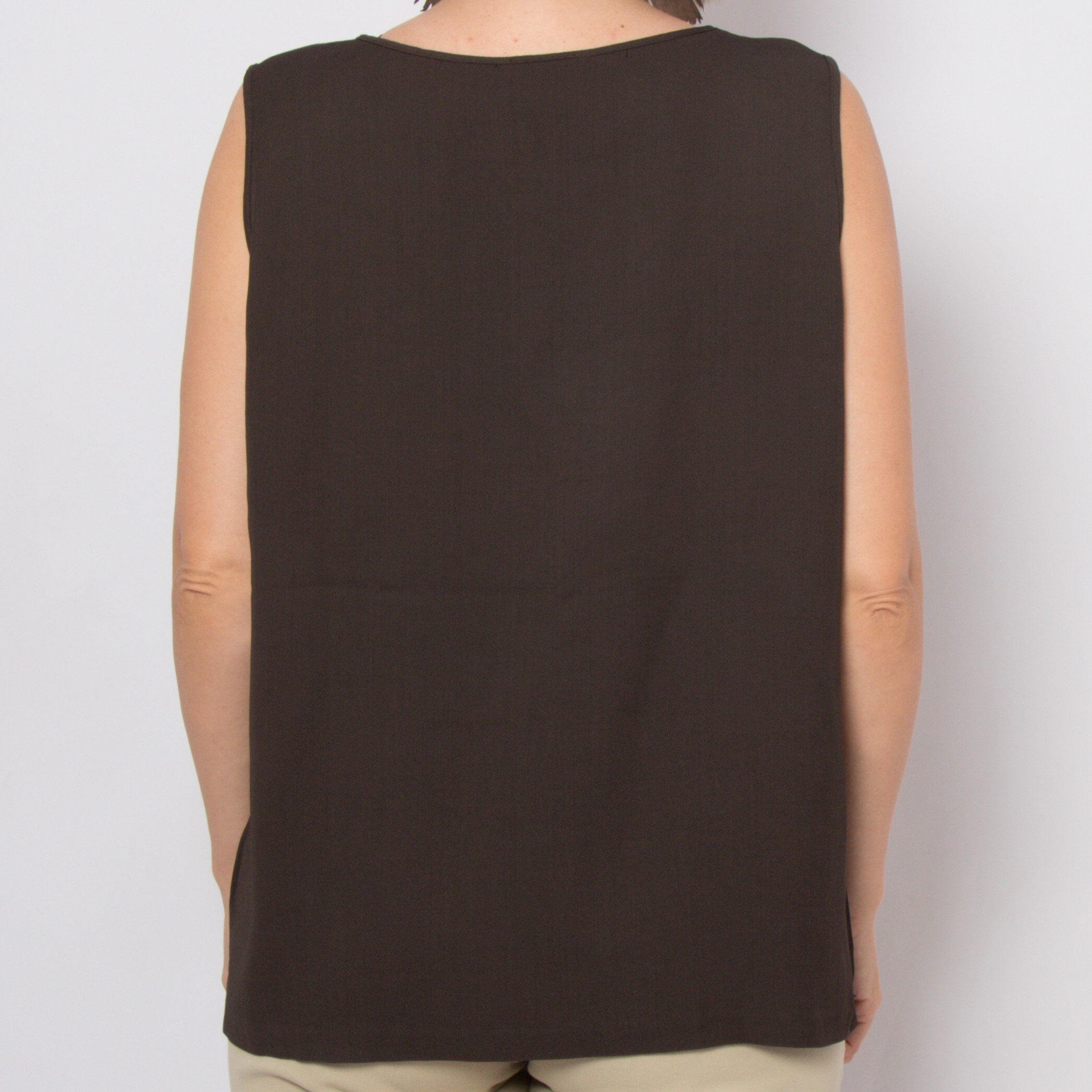 MARINA RINALDI Brown Tank Top MARINA RINALDI Brown Tank Top - Image 3