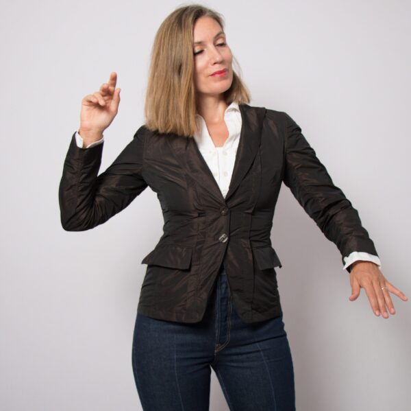 Marc Aurel Taffeta Blazer - Image 7